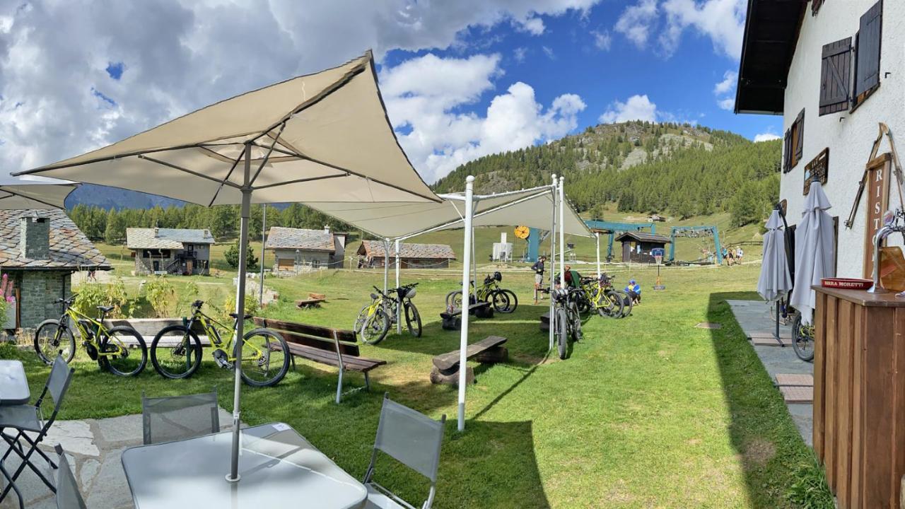 Locanda Ristorante Bar Del Lago Chamois Kültér fotó